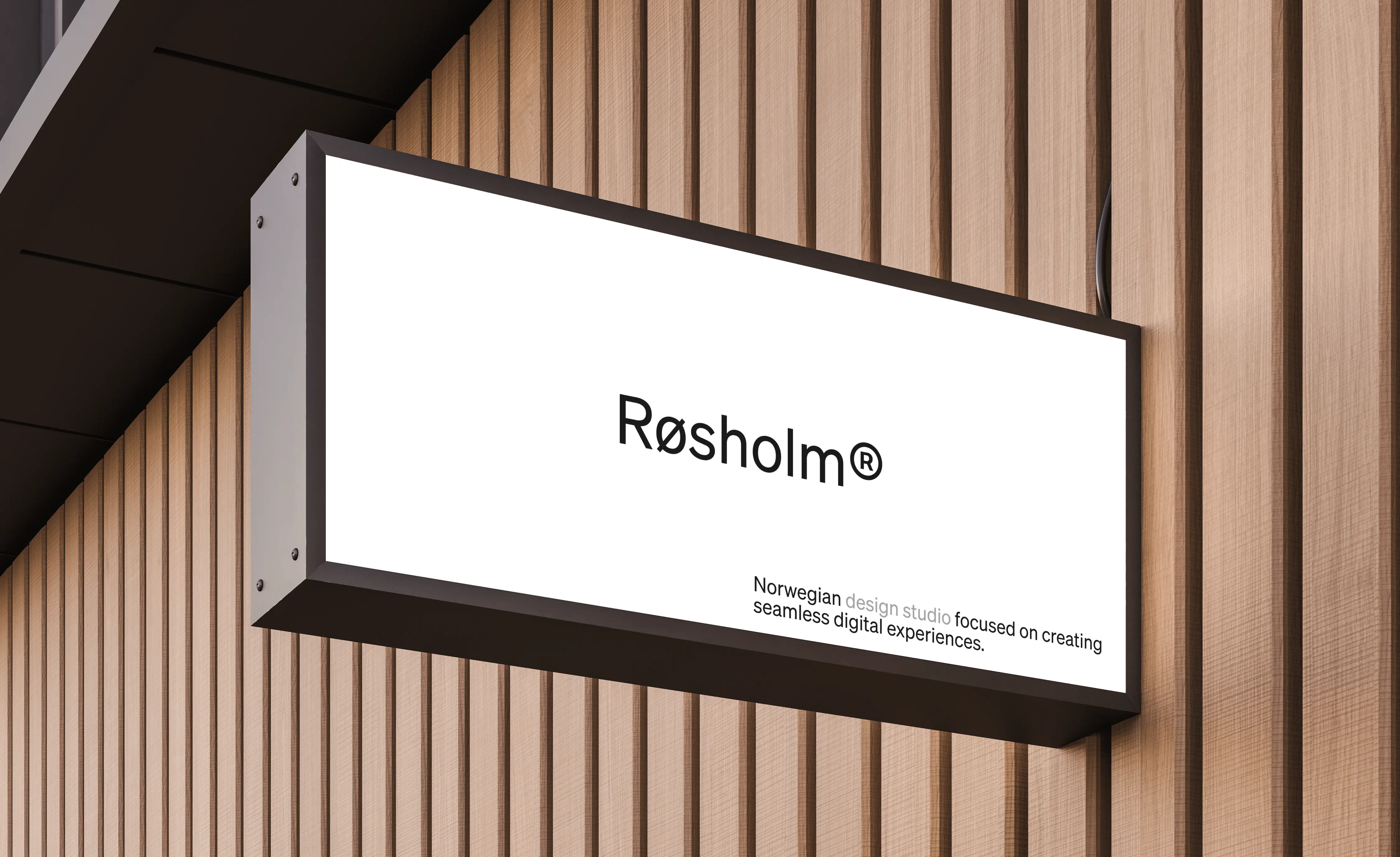 røsholm studio sign